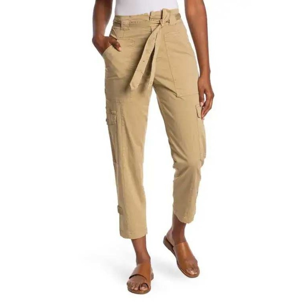 Alex Mill Khaki Tan Expedition Cargo Pants Women Size 4 High Rise Utility Ankle